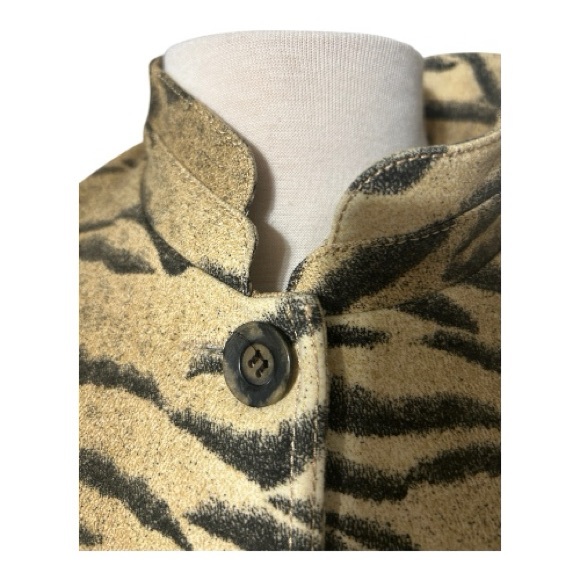 Vintage 1980s, Alberto Malaki sport, Tiger Print Jacket - Picture 4 of 6